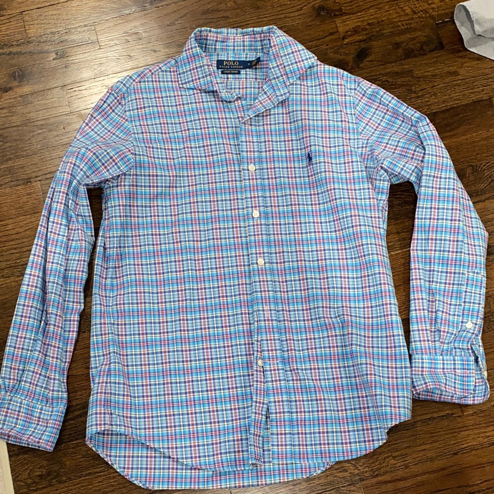 Polo by Ralph Lauren Blue Plaid Button-Down Shirt